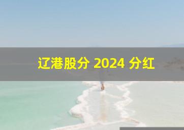 辽港股分 2024 分红